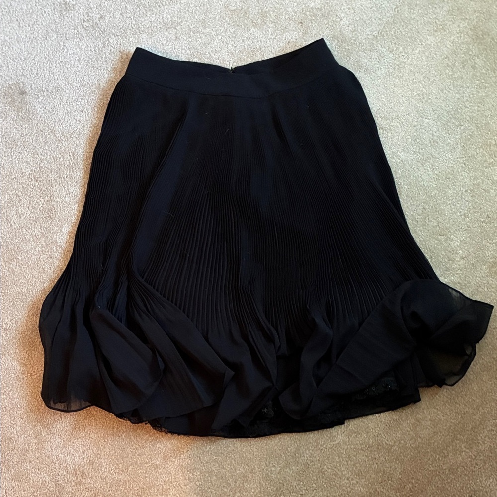 Chic Black A-Line Skirt